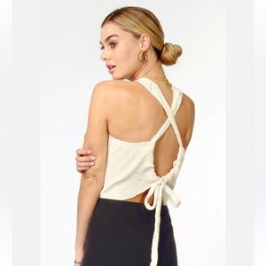 brand new perfect condition Greylin tie halter top